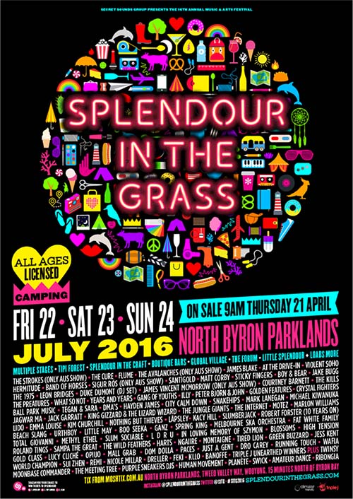 Splendour In The Grass 2016 Lineup